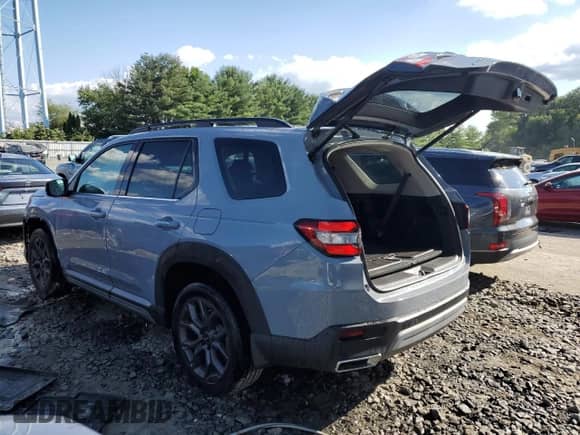 2023 Honda Pilot Elite with VIN 5FNYG1H83PB042429, listed as a Copart auction lot 66605814 with 17,286 mi miles and Salvage title. Bid and sale history available at DreamBid. Image 2.