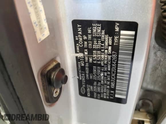 2013 Hyundai Tucson GLS с VIN KM8JUCAC2DU642667, выставлен на аукционе Copart как лот 80687525 с пробегом 158 325 миль миль и Чистый • Clean title. История ставок и продаж доступна на DreamBid. Изображение 13.