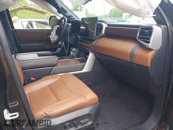 2024 Toyota Tundra 1794 Edition with VIN 5TFMA5DB5RX145336, listed as a IAAI auction lot 42203766 with 16,781 mi miles and . Bid and sale history available at DreamBid. Image 5.