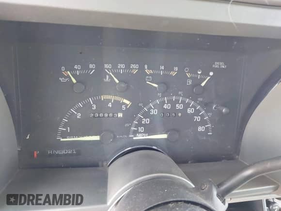 1994 Chevrolet Suburban with VIN 1GNGC26F2RJ335420, listed as a IAAI auction lot 42985260 with 236,963 mi miles and . Bid and sale history available at DreamBid. Image 7.