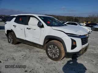 2025 Chevrolet Equinox FWD LT z VIN 3GNAXHEG0SL147744, wystawiony jako Copart lot #45751365 z przebiegiem 1 009 mil mil oraz Szkoda całkowita • Salvage title. Historia ofert i sprzedaży dostępna na DreamBid. Obrazek 4.