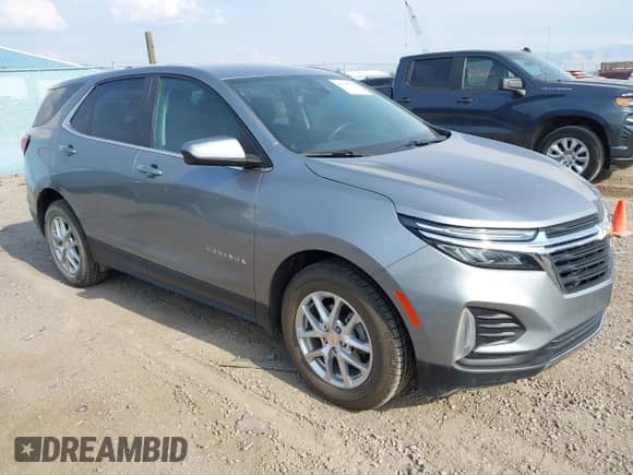 2024 Chevrolet Equinox LT with VIN 3GNAXKEG4RS141961, listed as a IAAI auction lot 43195126 with 43,811 mi miles and . Bid and sale history available at DreamBid. Image 1.