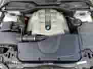 2005 BMW 7 Series 745i with VIN WBAGL63545DP75012, listed as a Copart auction lot 79257723 with Not provided miles and Salvage title. Bid and sale history available at DreamBid. Image 11.