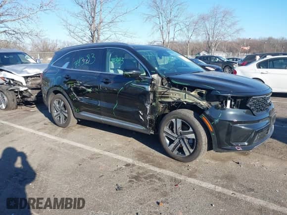 2023 Kia Sorento SX Prestige with VIN KNDRKDLG1P5154070, listed as a IAAI auction lot 41333118 with 15,706 mi miles and . Bid and sale history available at DreamBid. Image 1.