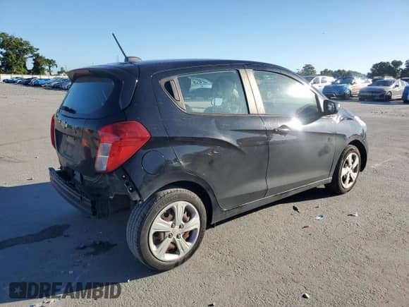 2021 Chevrolet Spark LS with VIN KL8CB6SA7MC739282, listed as a Copart auction lot 82536695 with 95,582 mi miles and Non repairable. Bid and sale history available at DreamBid. Image 3.