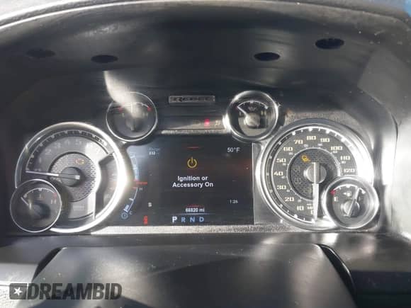 2018 Ram 1500 Rebel with VIN 1C6RR7YT4JS145768, listed as a IAAI auction lot 41593734 with 66,820 mi miles and . Bid and sale history available at DreamBid. Image 7.