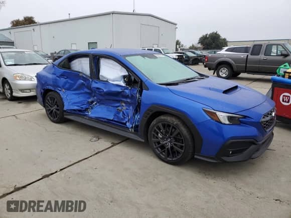 2024 Subaru WRX Premium with VIN JF1VBAH65R8812879, listed as a Copart auction lot 85815074 with 4,087 mi miles and Salvage title. Bid and sale history available at DreamBid. Image 4.