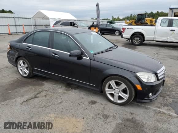 2010 Mercedes-Benz C 300 Sport with VIN WDDGF8BBXAF490834, listed as a Copart auction lot 81494395 with 107,504 mi miles and Salvage title. Bid and sale history available at DreamBid. Image 4.