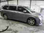 2012 Toyota Sienna SE with VIN 5TDXK3DC0CS227169, listed as a Copart auction lot 68631155 with 309,068 mi miles and Clean title. Bid and sale history available at DreamBid. Image 4.