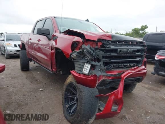 2022 GMC Sierra 1500 Elevation with VIN 3GTU9CED6NG201960, listed as a IAAI auction lot 43097621 with 157,394 mi miles and . Bid and sale history available at DreamBid. Image 6.