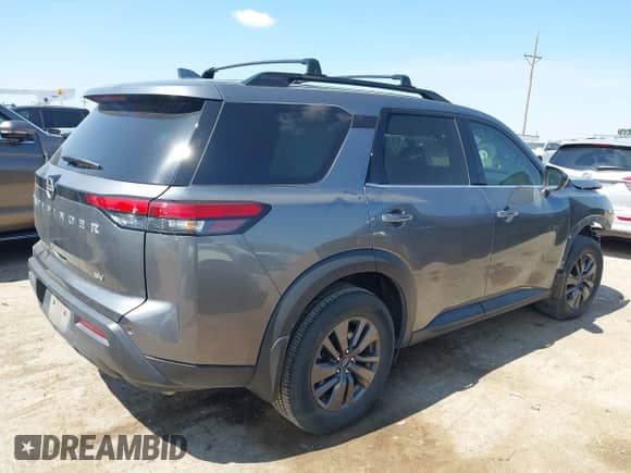 2022 Nissan Pathfinder SV with VIN 5N1DR3BA4NC239406, listed as a IAAI auction lot 43226876 with 50,503 mi miles and . Bid and sale history available at DreamBid. Image 4.