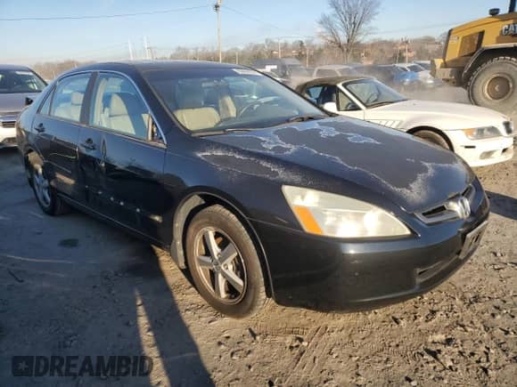 2005 Honda Accord EX-L with VIN 1HGCM56875A087653, listed as a Copart auction lot 85958524 with 195,917 mi miles and Salvage title. Bid and sale history available at DreamBid. Image 4.