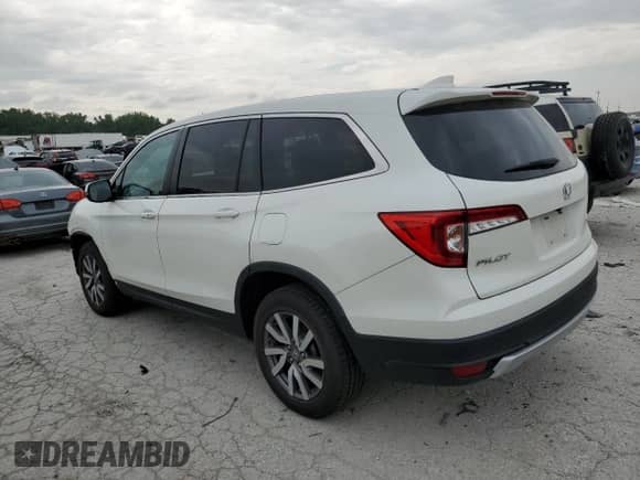 2019 Honda Pilot EX-L z VIN 5FNYF6H52KB050472, wystawiony jako Copart lot #58997655 z przebiegiem 55 024 mil mil oraz Szkoda całkowita • Salvage title. Historia ofert i sprzedaży dostępna na DreamBid. Obrazek 2.