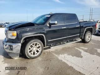 2015 GMC Sierra 1500 SLT with VIN 3GTP1VEC0FG162176, listed as a Copart auction lot 61761765 with 97,779 mi miles and Clean title. Bid and sale history available at DreamBid. Image 1.