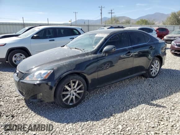 2007 Lexus IS 250 with VIN JTHCK262472016193, listed as a Copart auction lot 81470305 with 165,288 mi miles and Clean title. Bid and sale history available at DreamBid. Image 1.