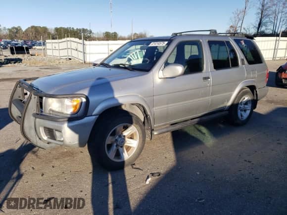 2003 Nissan Pathfinder LE with VIN JN8DR09Y43W800385, listed as a Copart auction lot 41414575 with 238,777 mi miles and Salvage title. Bid and sale history available at DreamBid. Image 1.