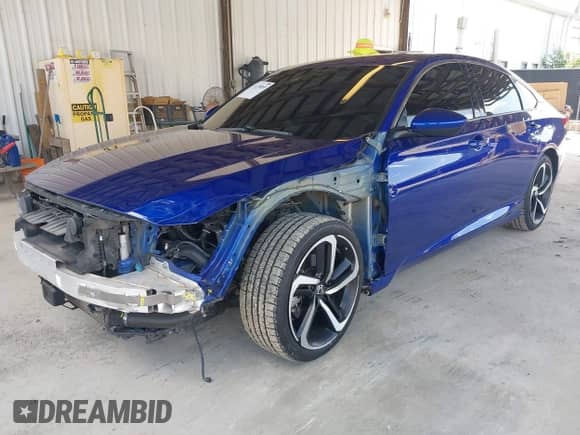 2018 Honda Accord Sport with VIN 1HGCV1F3XJA230227, listed as a IAAI auction lot 43278859 with 177,822 mi miles and . Bid and sale history available at DreamBid. Image 2.