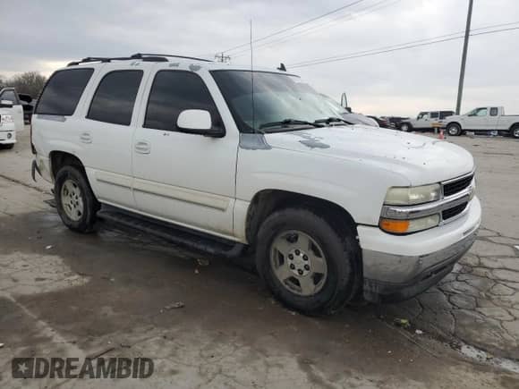 2006 Chevrolet Tahoe LS with VIN 1GNEC13Z66J117444, listed as a Copart auction lot 43121585 with 253,080 mi miles and Salvage title. Bid and sale history available at DreamBid. Image 4.