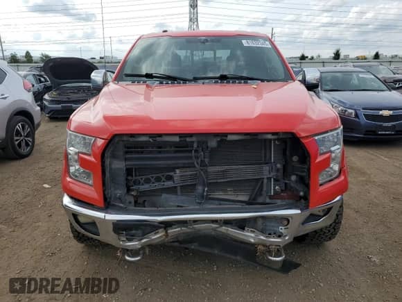 2017 Ford F-150 XL with VIN 1FTEW1EF3HKC27674, listed as a Copart auction lot 81632345 with 84,801 mi miles and Salvage title. Bid and sale history available at DreamBid. Image 5.