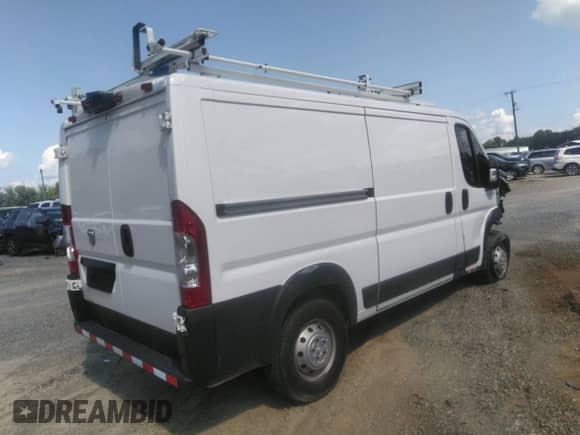2019 Ram ProMaster Cargo with VIN 3C6TRVAG3KE514065, listed as a IAAI auction lot 42128304 with 96,426 mi miles and . Bid and sale history available at DreamBid. Image 4.