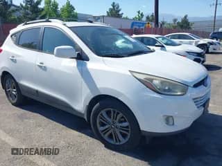 2015 Hyundai Tucson Limited with VIN KM8JUCAG6FU958353, listed as a IAAI auction lot 42229449 with 100,345 mi miles and . Bid and sale history available at DreamBid. Image 1.