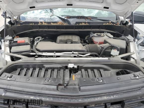 2024 Chevrolet Silverado 1500 Work Truck with VIN 1GCRAAEK5RZ187412, listed as a Copart auction lot 77087894 with 11,391 mi miles and Salvage title. Bid and sale history available at DreamBid. Image 11.
