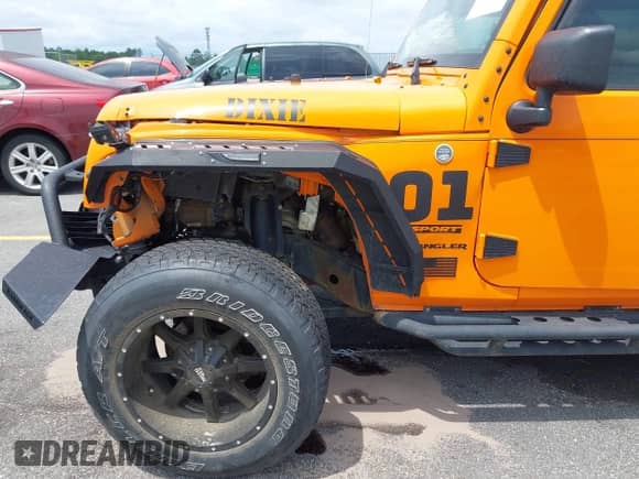 2013 Jeep Wrangler Sport with VIN 1C4AJWAG2DL538526, listed as a IAAI auction lot 42378501 with 81,709 mi miles and . Bid and sale history available at DreamBid. Image 21.