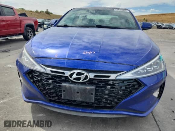 2020 Hyundai Elantra Sport with VIN KMHD04LB3LU037882, listed as a Copart auction lot 81089965 with 89,570 mi miles and Salvage title. Bid and sale history available at DreamBid. Image 5.