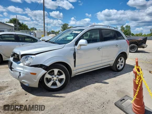 2014 Chevrolet Captiva Sport LTZ с VIN 3GNAL4EK4ES542061, выставлен на аукционе Copart как лот 70347165 с пробегом 59 096 миль миль и Списание • Salvage title. История ставок и продаж доступна на DreamBid. Изображение 1.