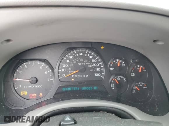 2007 Chevrolet TrailBlazer LT с VIN 1GNDT13S972265713, выставлен на аукционе Copart как лот 69648725 с пробегом 188 362 миль миль и Чистый • Clean title. История ставок и продаж доступна на DreamBid. Изображение 9.