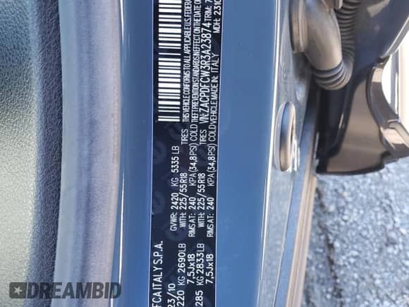 2024 Dodge Hornet R/T z VIN ZACPDFCW3R3A23874, wystawiony jako Copart lot #47534075 z przebiegiem 15 mil mil oraz Szkoda całkowita • Salvage title. Historia ofert i sprzedaży dostępna na DreamBid. Obrazek 12.