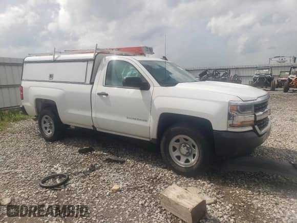 2018 Chevrolet Silverado 1500 Work Truck with VIN 1GCNCNEH9JZ284685, listed as a Copart auction lot 60704735 with 165,791 mi miles and Salvage title. Bid and sale history available at DreamBid. Image 4.