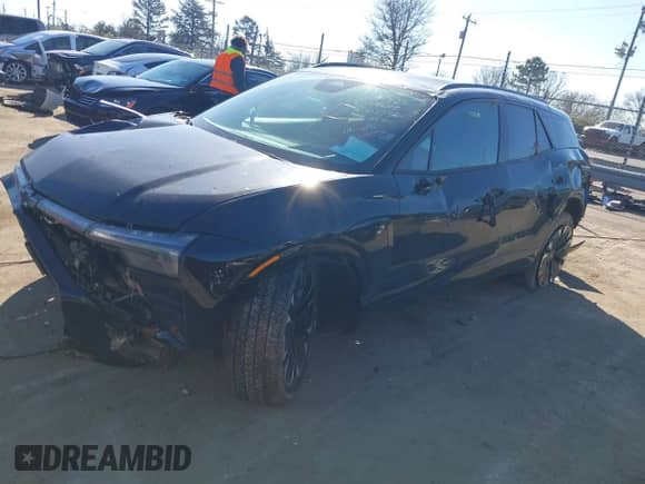 2024 Chevrolet Blazer EV eAWD RS with VIN 3GNKDCRJ4RS173267, listed as a IAAI auction lot 41257471 with 13,518 mi miles and . Bid and sale history available at DreamBid. Image 16.