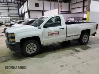 2015 Chevrolet Silverado 1500 Work Truck z VIN 1GCNCPEH4FZ438268, wystawiony jako Copart lot #44029275 z przebiegiem 190 885 mil mil oraz Szkoda całkowita • Salvage title. Historia ofert i sprzedaży dostępna na DreamBid. Obrazek 1.