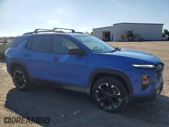 2025 Chevrolet Equinox AWD RS с VIN 3GNAXTEG7SL172644, выставлен на аукционе Copart как лот 69829475 с пробегом 8 941 миль миль и Списание • Salvage title. История ставок и продаж доступна на DreamBid. Изображение 4.