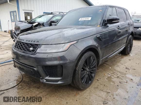 2022 Land Rover Range Rover Sport HSE Dynamic with VIN SALWR2SE8NA227614, listed as a Copart auction lot 86323094 with 87,526 mi miles and Salvage title. Bid and sale history available at DreamBid. Image 1.