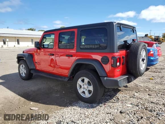 2022 Jeep Wrangler Unlimited Willys с VIN 1C4HJXDM4NW252778, выставлен на аукционе Copart как лот 72534664 с пробегом 20 014 миль миль и Списание • Salvage title. История ставок и продаж доступна на DreamBid. Изображение 2.