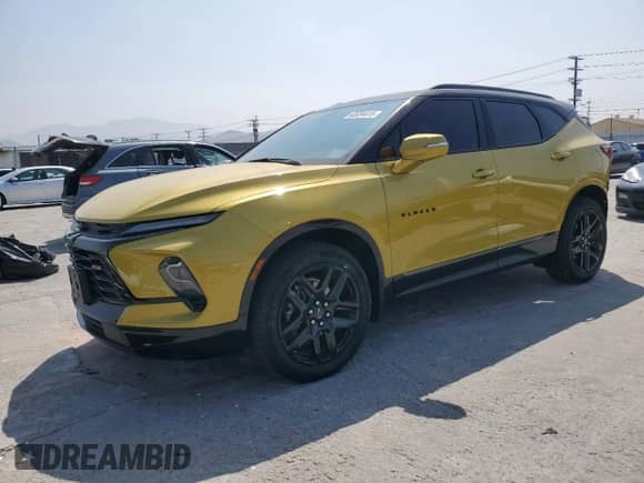 2024 Chevrolet Blazer RS with VIN 3GNKBERS0RS161546, listed as a Copart auction lot 62034415 with 10,640 mi miles and Salvage title. Bid and sale history available at DreamBid. Image 1.