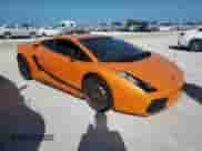 2008 Lamborghini Gallardo with VIN ZHWGU43T78LA07001, listed as a Copart auction lot 75648814 with Not provided miles and Salvage title. Bid and sale history available at DreamBid. Image 4.