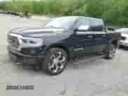 2020 Ram 1500 Longhorn with VIN 1C6SRFKTXLN203355, listed as a Copart auction lot 54517595 with 109,728 mi miles and Salvage title. Bid and sale history available at DreamBid. Image 1.