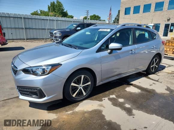 2023 Subaru Impreza Premium with VIN 4S3GTAD66P3720342, listed as a Copart auction lot 69833715 with 14,139 mi miles and Salvage title. Bid and sale history available at DreamBid. Image 1.