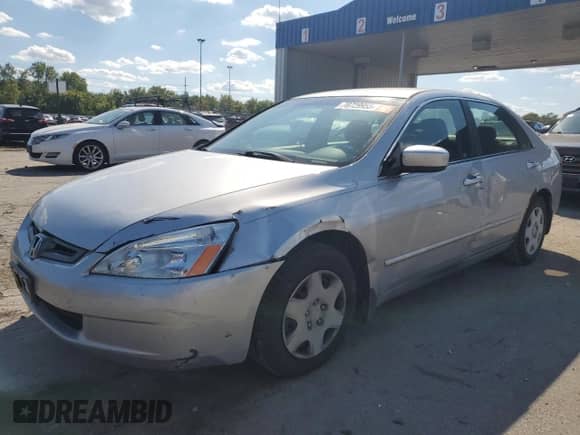 2005 Honda Accord LX with VIN 1HGCM56445A115261, listed as a Copart auction lot 70729955 with 294,372 mi miles and Salvage title. Bid and sale history available at DreamBid. Image 1.