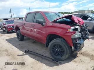 2020 Chevrolet Silverado 1500 Custom Trail Boss with VIN 1GCPYCEF1LZ161401, listed as a IAAI auction lot 43270025 with 147,586 mi miles and . Bid and sale history available at DreamBid. Image 1.