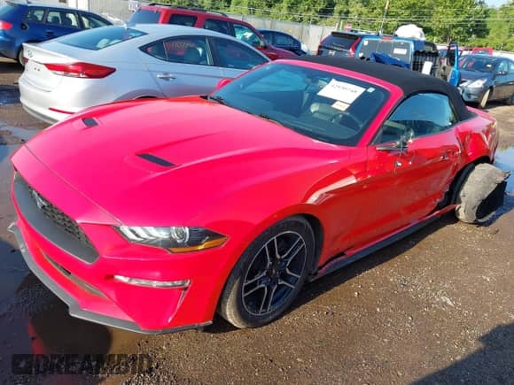 2019 Ford Mustang EcoBoost with VIN 1FATP8UH7K5122664, listed as a IAAI auction lot 42930748 with 65,042 mi miles and . Bid and sale history available at DreamBid. Image 2.