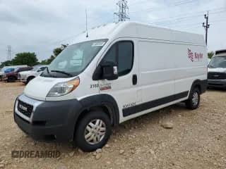 2021 Ram ProMaster Cargo с VIN 3C6LRVDG8ME585129, выставлен на аукционе Copart как лот 70605865 с пробегом 52 636 миль миль и Списание • Salvage title. История ставок и продаж доступна на DreamBid. Изображение 1.