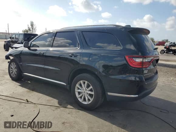 2022 Dodge Durango SXT with VIN 1C4RDHAG0NC156292, listed as a Copart auction lot 54535525 with 47,442 mi miles and Salvage title. Bid and sale history available at DreamBid. Image 2.