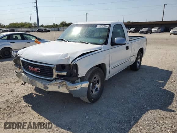 2000 GMC Sierra 1500 SL z VIN 1GTEC14V4YZ134381, wystawiony jako Copart lot #74267324 z przebiegiem Nie podano mil oraz Szkoda całkowita • Salvage title. Historia ofert i sprzedaży dostępna na DreamBid. Obrazek 1.