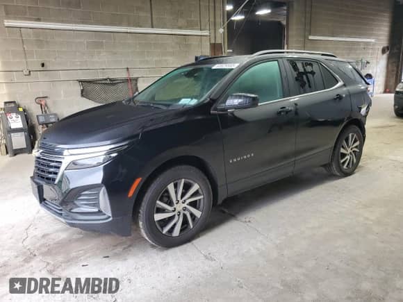 2024 Chevrolet Equinox LT with VIN 3GNAXUEGXRL131070, listed as a Copart auction lot 83829565 with 21,460 mi miles and Salvage title. Bid and sale history available at DreamBid. Image 1.