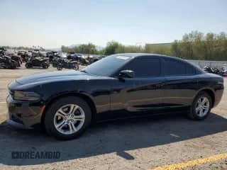 2020 Dodge Charger SXT with VIN 2C3CDXBG1LH144357, listed as a Copart auction lot 68101085 with 98,441 mi miles and Salvage title. Bid and sale history available at DreamBid. Image 1.