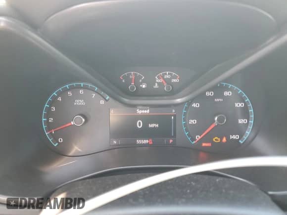 2019 Chevrolet Colorado 2WD LT with VIN 1GCGSCEN7K1266076, listed as a Copart auction lot 81499875 with 55,589 mi miles and Salvage title. Bid and sale history available at DreamBid. Image 9.